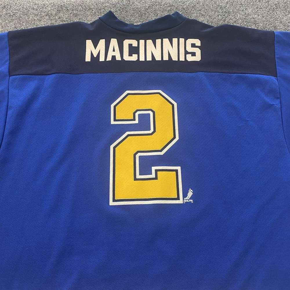 Vintage 90s St. Louis Blues Al MacInnis Hockey Jersey Mens L Oversized Baggy Fit